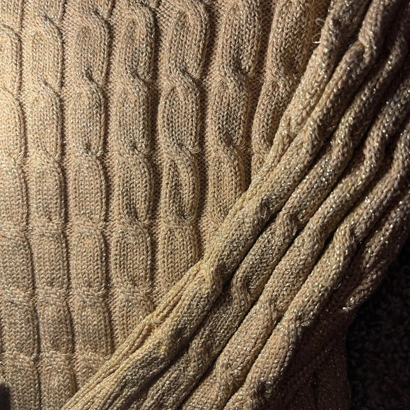 Cableknit glitter sweater - Picture 2 of 2